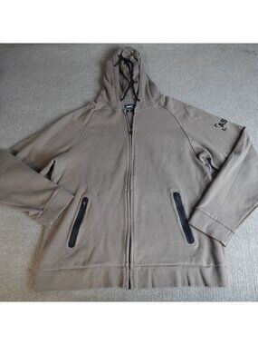 ASRV Sweater Large Beige Full Zip Hoodie Jacket